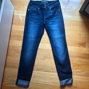 Blue washed skinny jeans, size 5 women’s, Brand is Indigo Rein